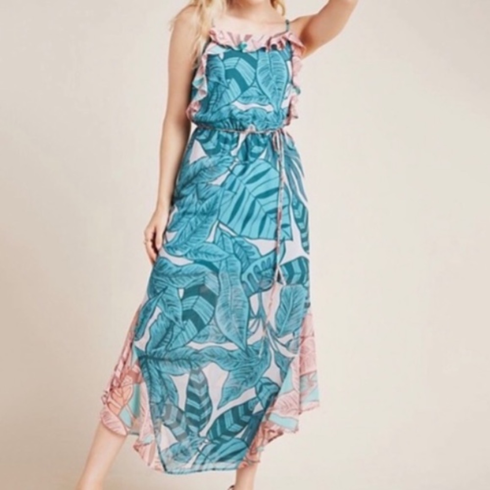 Farm Dress from Anthropologie - Tropical Print